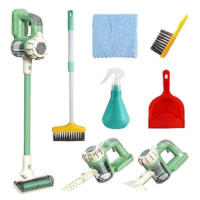Kids Cleaning Set with Electric Vacuum Cleaners, Pretend Play Housekeeping  Set, Toddler Cleaning Toys for Girls Boys Age 3+