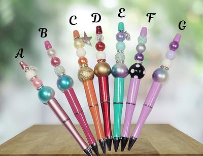 Beaded Pen/spring BLING Pen/journal Pen/fancy Pen/gift Pen/gift Pen Set/gifts  for Easter Baskets/gifts for Friends/co Worker/family/teacher 