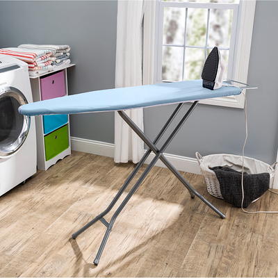 Whitmor - 4 Leg Ironing Board With Metal Mesh Top - Blue