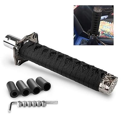 HTRACING Katana Gear Shift Knob Samurai Sword Shifter Knob Universal Fit  for Manual Cars with Adapters Black（15cm） - Yahoo Shopping