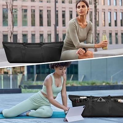 ELENTURE Yoga Mat Bag for Men & Women, Full-Zip Yoga Bags and Carriers fits  all your stuff, Travel Yoga Gym Bag for 1/4 1/3 Th