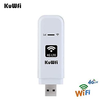 KuWFi 4G LTE USB WiFi Modem Mobile Internet Devices with SIM Card