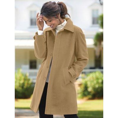 Appleseeds Women's London Fog Wool Scarf Coat