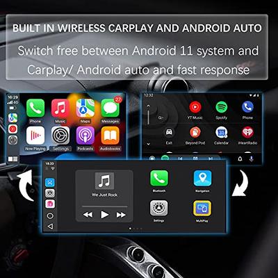 Rimoody Android Auto Wireless Adapter for OEM Factory Wired Android Auto  Cars Plug & Play Easy Setup Wireless Android Auto Dongle for Android Phones