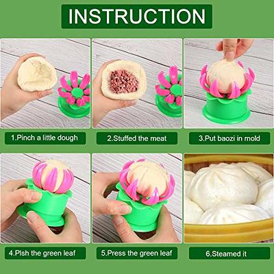 Manual Steamed Bun Forming Machine Baozi Maker Bao Bun Dumpling