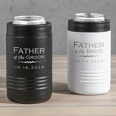 Groomsmen Customized Metal Can Cooler and Bottle Opener, Engraved Metal Can  Holder, Personalized Beer Can Cooler, Gift for Man 