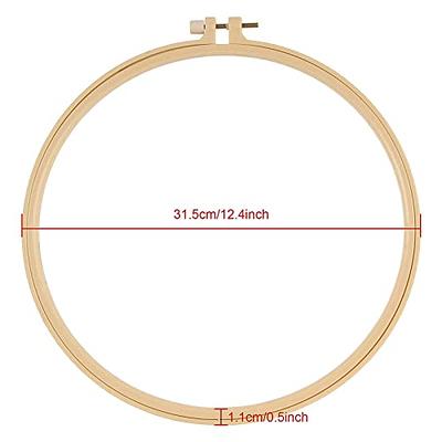 Acrux7 10 Pieces Embroidery Hoops 12 Inch Large Embroidery Hoop