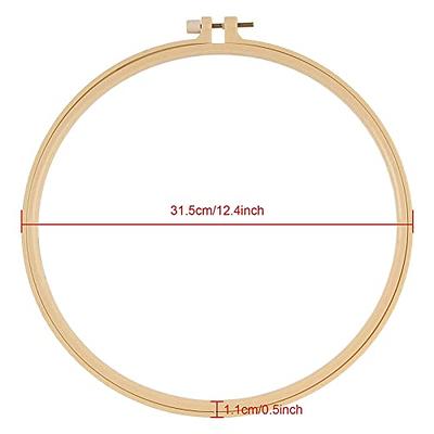 Acrux7 10 Pieces Embroidery Hoops 12 Inch Large Embroidery Hoop Plastic  Embroidery Hoops Adjustable Circle Cross Stitch Hoop Ring Bulk for  Embroidery Art Crafts DIY Hand Sewing - Yahoo Shopping