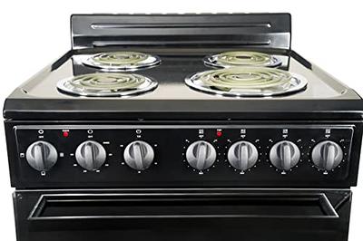 FRIDGIDAIRE 24 Stainless Steel Electric Stove 4 Coil Burners.