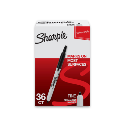 Sharpie Industrial Permanent Marker - Fine Tip - Black