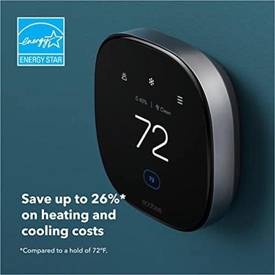 Ecobee Smart Thermostat Premium with Siri and Built-in Air Quality Monitor