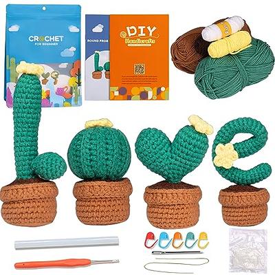 ivap Crochet Kit for Beginners, Crochet Starter Kit with Step-by-Step Video  Tutorials, Holiday Gift for Mather, Adults (3 Animals) - Yahoo Shopping