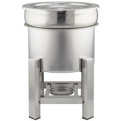 Vigor SS1 Series 15 Qt. Stainless Steel Aluminum-Clad Heavy-Duty Brazier  with Cover