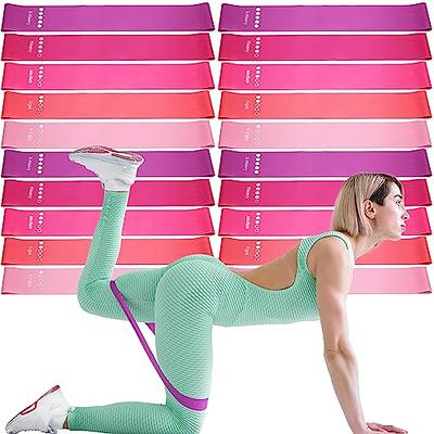 Home Spirit, 12 Minute Toning Gym Resistance Band, Workout Bands, Fitness  Bands and Elastic Band Set, Gym Accessories for Women and Men, Stackable up