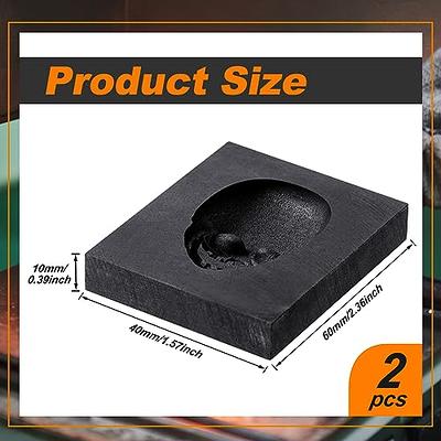 Small - Skull 3D Graphite Ingot Mold for Precious Metal Casting