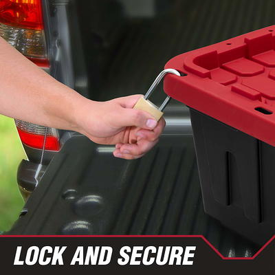 2 Gallon Red Container - Locking Lid