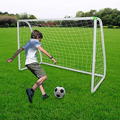 Goplus Soccer Goal, 6 FT x 4 FT Soccer Net with Strong PVC Frame – GoplusUS