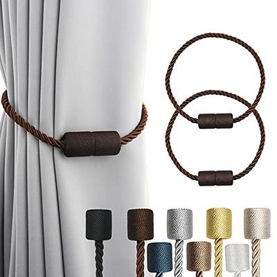 10pcs Leather Curtain Rod Holder, Leather Curtain Rod Bracket, PU