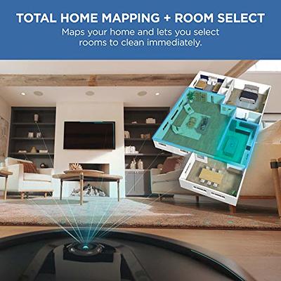 Shark IQ RV1001, Wi-Fi Connected, Home Mapping Robot Vacuum, Without  Auto-Empty dock, Black