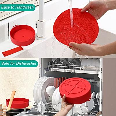 2/3Pcs Air Fryer Silicone Basket Airfryer Oven Silicone Tray