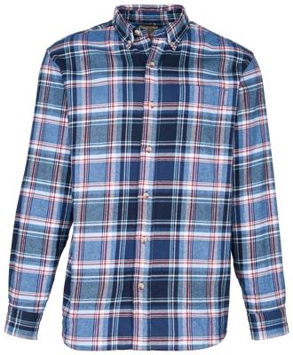 Natural Reflections Hooded Flannel Long-Sleeve Shirt for Ladies