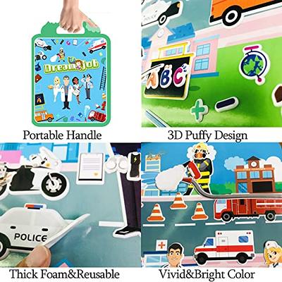  AEAHALY Portable Jelly Stickers for Kids, Reusable