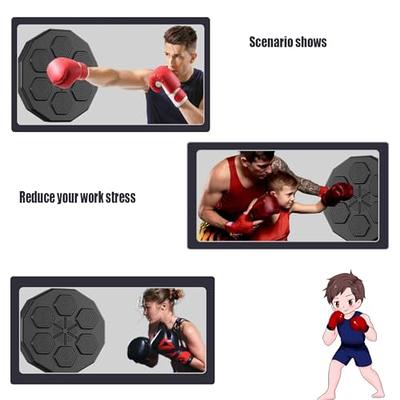 ONEPUNCH Smart Boxing Machine Wall Mounted, Music Boxing Machine with LED,  Electronic Punching Machine with Phone Holder & Boxing Gloves for Home  Exercise Stress Release Boxing Game : Sports & Outdoors 