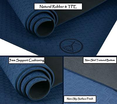 Tatago Extra Large Yoga Mat Thick Extra Wide and Long-84x30in-Comfortable  Natural Rubber Yoga Mat