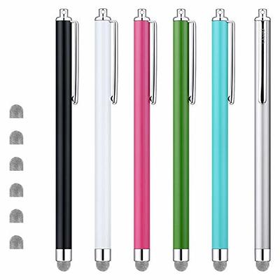 Stylus Pen LIBERRWAY 10 Pack of Pink Purple Black Green Silver Stylus Universal Touch Screen Capacitive Stylus for Kindle Touch