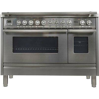 Viking 7 Series 48 Slide-In Gas Cooktop with 6 Sealed Burners & Griddle -  Stainless Steel