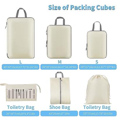  Blibly Packing Cubes for Suitcase, 9 PCS Lightweight