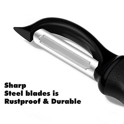 Farberware Professional Swivel Peeler Stainless Steel Blade in Black 