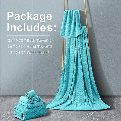 4 Piece Oversized Bath Sheet Towels (35 x 70 in) 700 GSM Ultra Soft Large  Bath Towel Set Thick Cozy Quick Dry Bathroom Towels Hotel Luxurious Towels