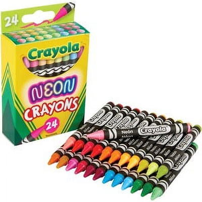 Crayola Classic Crayons, Assorted Colors, Back to School, 24 Count 