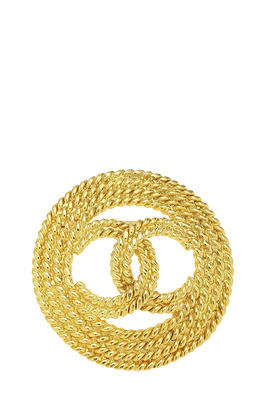 Chanel - Gold Rope 'CC' Pin - Yahoo Shopping