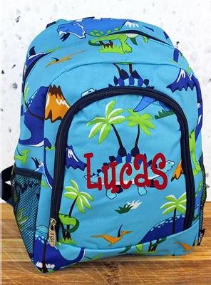 Personalized Dinosaur Backpack For Kids - Toddler Size Boys