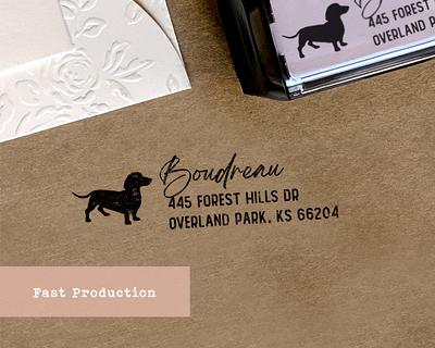 Personalized Dog Stamp, Return Address Custom Golden Retreiver Gift, Self- Ink Or Rubber Stamp - Yahoo Shopping