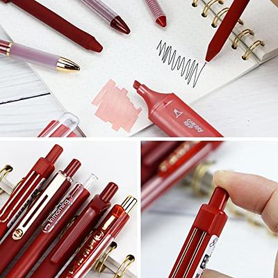 Dark Colored Gel Pens Fine Point Color Ball Pen School Office Supplies 5pcs  Box