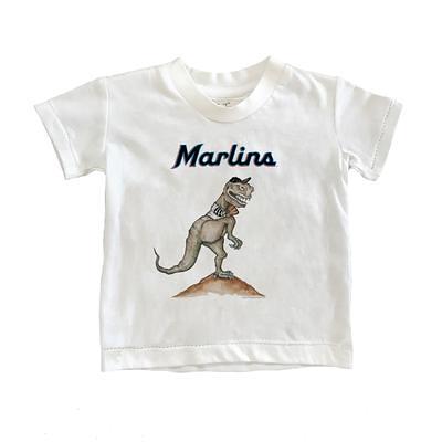 Miami Marlins Tiny Turnip Youth Clemente 3/4-Sleeve Raglan T-Shirt