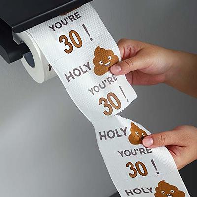 50th Birthday Gifts for Men and Women - Happy Prank Toilet Paper