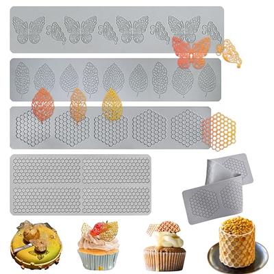  SJ 3D Bee Silicone Molds, Honeycomb Molds for Soaps