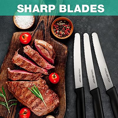 Home Hero - Steak Knives - Serrated Kitchen Steak Knives Set