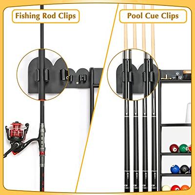 EXTCCT Billiards Pool Cue Clips With Screws: 30 Pieces Snooker Cue Holder  Clips Pool Cue Clamps with Screws for Pool Cues Rack Storage Fishing Pole  Rod Holder Clips - Yahoo Shopping