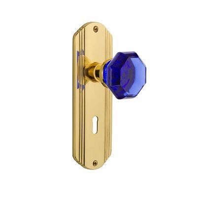 Brinks Interior Locking Privacy Doorknob, Ball, Polished Brass