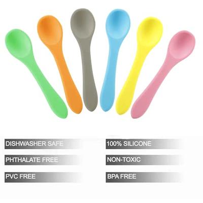 Gentle Scoop™ Silicone Training Spoons, 2pk