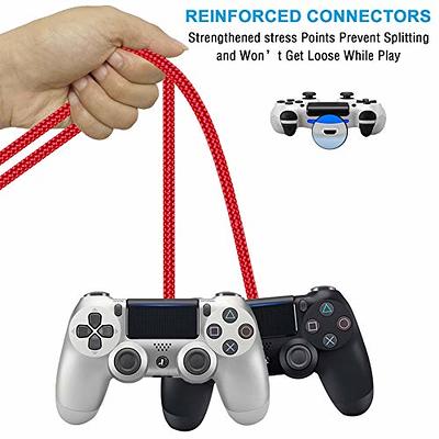 SCOVEE PS4 Controller Charger Cable,Charger Cord for Xbox One Controller,  Micro USB Charging Cable PS4 Charge Wire for Xbox One S/X,Sony Playstation