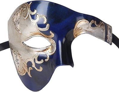 Luxury Mask Full Face Mask Blue Gold