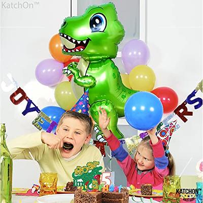 KatchOn, Big Green Dinosaur Balloon - 25 Inch, T Rex Balloon, Dinosaur  Balloons for birthday party, Dinosaur Party Decorations, Dinosaur  Birthday Party Supplies