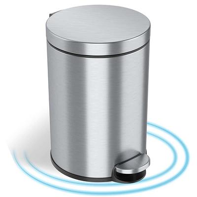 Stainless Steel Step Trash Can with Odor Protection, 13 Gallon - Yahoo  Shopping