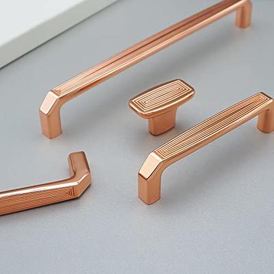 Rose Gold Door Handles Dresser Pull Drawer Knobs Pulls Handle 